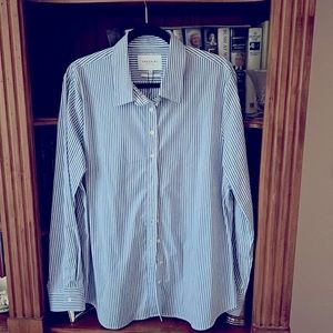 Classic pinstripe, boyfriend, shirt, new with tags, never worn